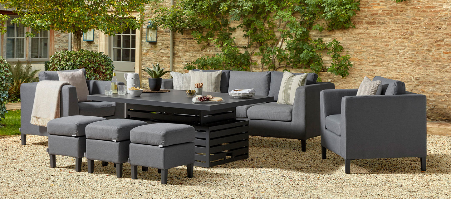 Birkin 11G - Sofa Set with Rising Table and Footstools