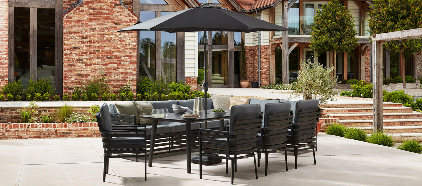 Salone 2L - Corner Sofa and Dining Table Set Skip to the end of the images gallery