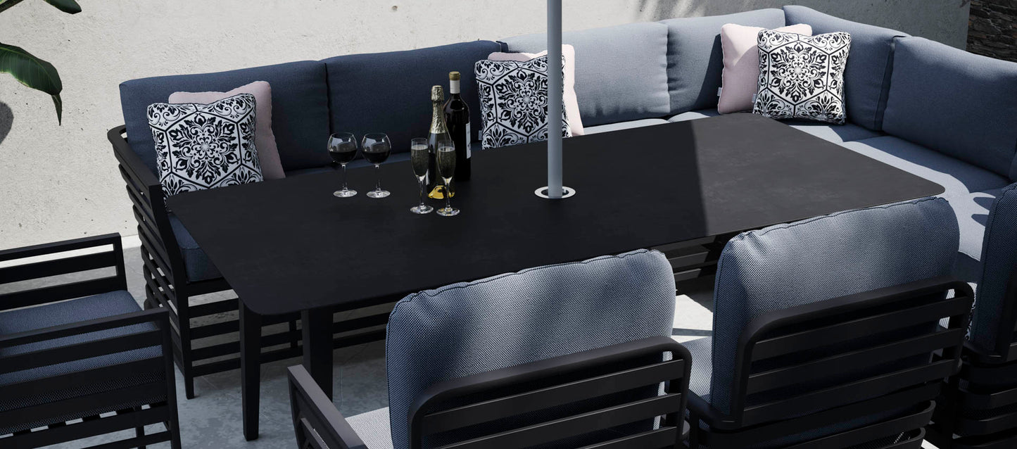 Salone 2L - Corner Sofa and Dining Table Set Skip to the end of the images gallery
