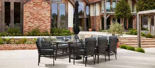 Salone 2L - Corner Sofa and Dining Table Set Skip to the end of the images gallery