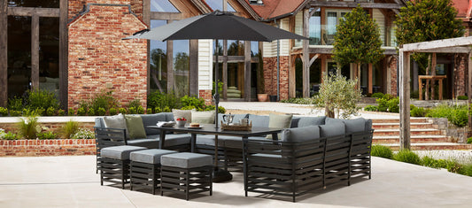 Salone 5E - U Shaped Sofa Combo with Dining Table